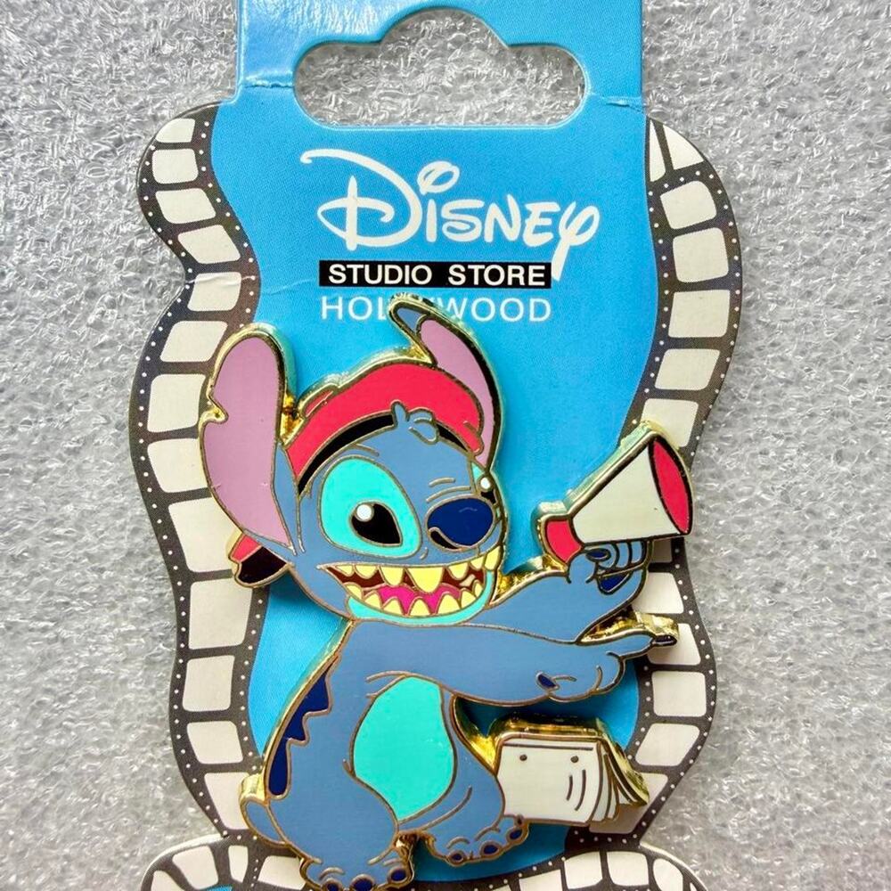 Disney Studio Store Hollywood Stitch Director Megaphone Pin